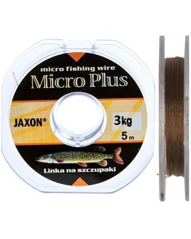 Przypon Stalowy Na Szpulce Jaxon Micro Plus 5m 3kg