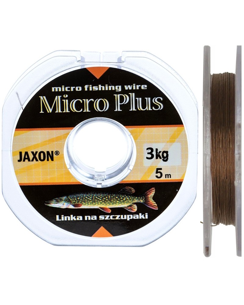 Przypon Stalowy Na Szpulce Jaxon Micro Plus 5m 3kg