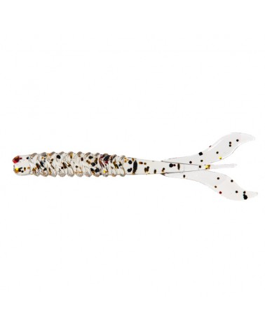 Guma Robak Lucky John W-Worm 1.5'' 3.38cm 0.2g S10 Gold Mirror 15szt.