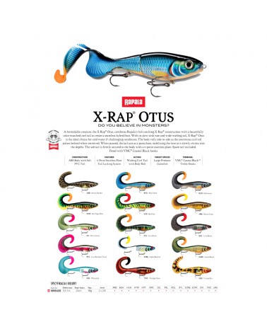 Wobler Rapala X-Rap Otus 17cm 40g SMB Smelt On The Beach wolno tonący