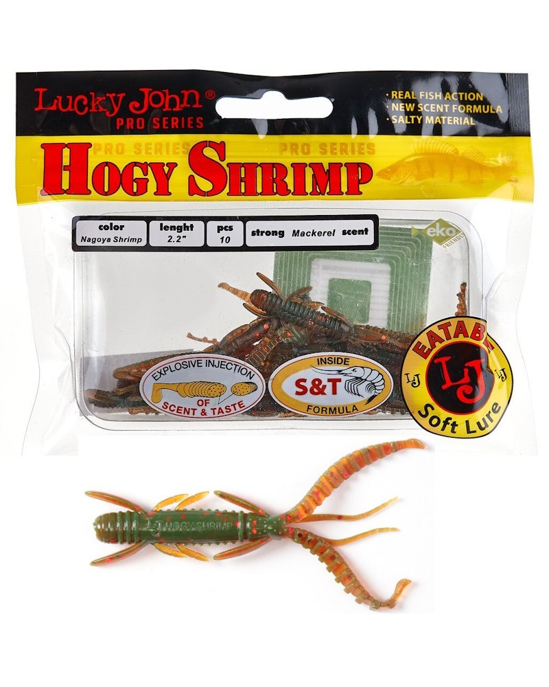 Guma Robak Lucky John Hogy Shrimp 2.2'' 5.6cm 0.8g 085 Nagoya Shrimp 10szt.