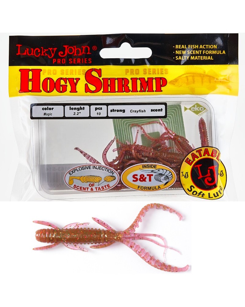 Guma Robak Lucky John Hogy Shrimp 2.2'' 5.6cm 0.8g S14 Magic 10szt.
