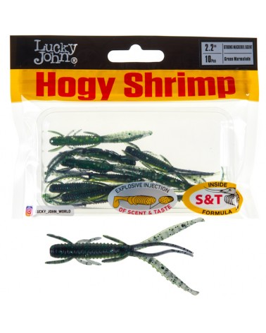 Guma Robak Lucky John Hogy Shrimp 2.2'' 5.6cm 0.8g T79 Green Marmalade 10szt.