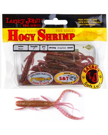 Guma Robak Lucky John Hogy Shrimp 3.0'' 7.6cm 1.8g S14 Magic 10szt.