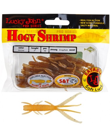 Guma Robak Lucky John Hogy Shrimp 3.0'' 7.6cm 1.8g S18 Shrimp 10szt.