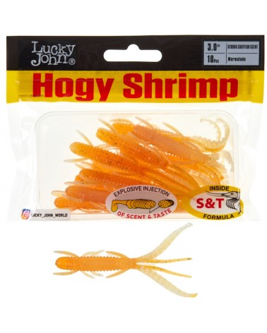 Guma Robak Lucky John Hogy Shrimp 3.0'' 7.6cm 1.8g T90 Marmalade 10szt.