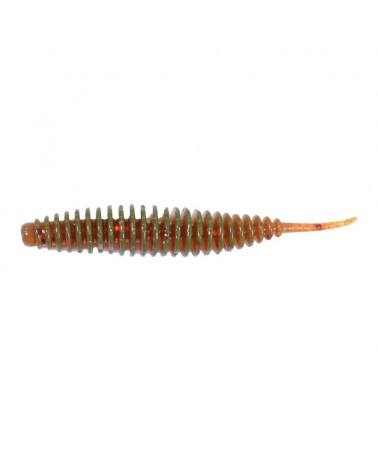 Guma Robak Lucky John Ultraworm 1.4'' 3.55cm PA03 Green Pumpkin 12szt.