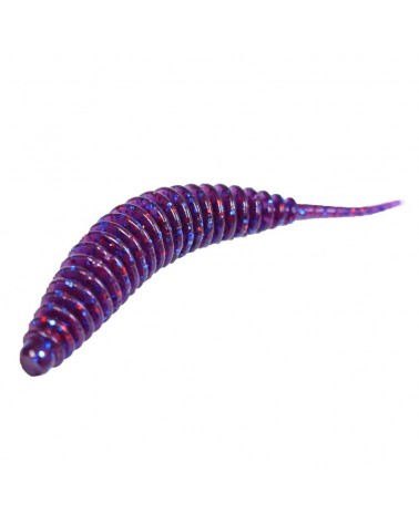 Guma Robak Lucky John Ultraworm 1.4'' 3.55cm S63 Disko 12szt.