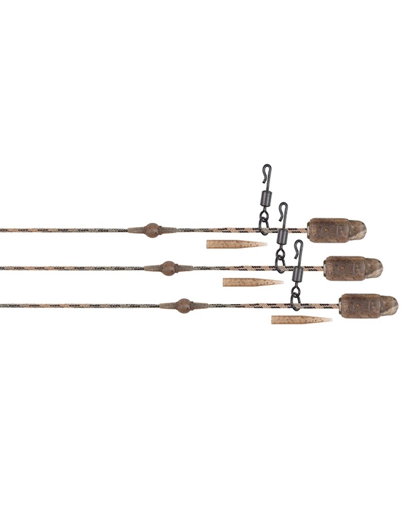 Bezpieczny Zestaw Helikopterowy Fox Edges Camo Heli-Clip Rigs 40lb Submerge 3szt.