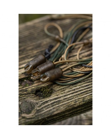 Bezpieczny Zestaw Helikopterowy Fox Edges Camo Heli-Clip Rigs 50lb Leadcore 3szt.