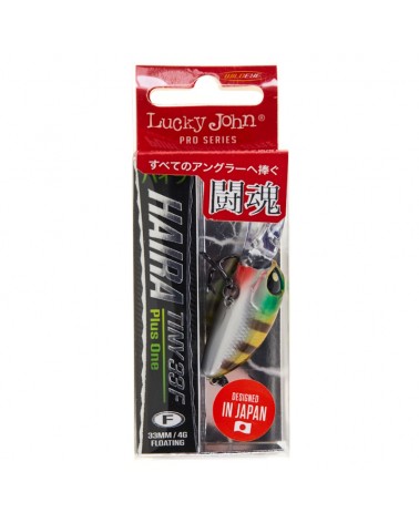 Wobler Lucky John Haira Tiny Plus One 33LBF 3.3cm 4g 010 1m Floating