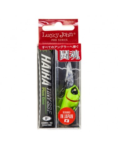 Wobler Lucky John Haira Tiny Plus One 33LBF 3.3cm 4g 013 1m Floating