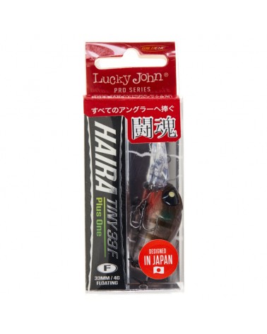Wobler Lucky John Haira Tiny Plus One 33LBF 3.3cm 4g 013C 1m Floating