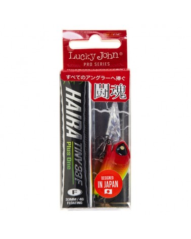 Wobler Lucky John Haira Tiny Plus One 33LBF 3.3cm 4g 020 1m Floating