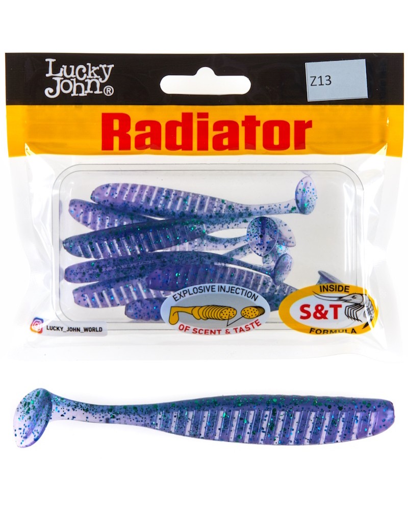 Guma Ripper Lucky John Radiator 3.0'' 7.5cm 2.1g Z13 Electric Junebug 7szt.