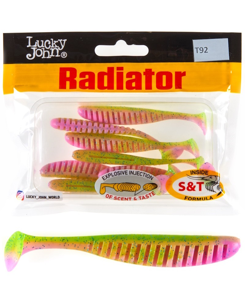 Guma Ripper Lucky John Radiator 2.0'' 5cm 0.5g T92 Electric Chicken 10szt.