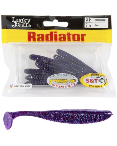 Guma Ripper Lucky John Radiator 3.0'' 7.5cm 2.1g S63 Disko 7szt.