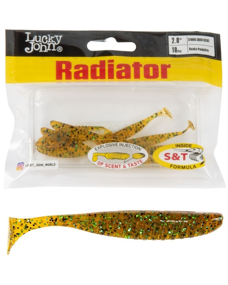 Guma Ripper Lucky John Radiator 2.0'' 5cm 0.5g PA19 Osaka Pumpkin 10szt.
