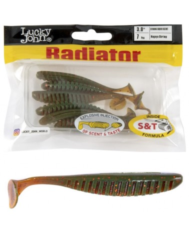 Guma Ripper Lucky John Radiator 3.0'' 7.5cm 2.1g 085 Nagoya Shrimp  7szt.