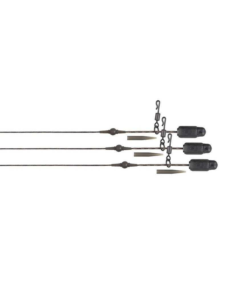 Bezpieczny Zestaw Helikopterowy Fox Edges Naturals Heli-Clip Rigs 40lb Submerge 3szt.