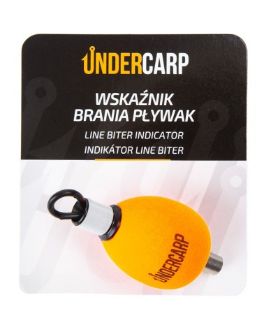 Wskaźnik Brania Pływak Undercarp Line Biter Indicator Pomarańczowy