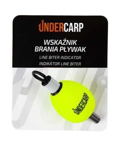Wskaźnik Brania Pływak Undercarp Line Biter Indicator Żółty