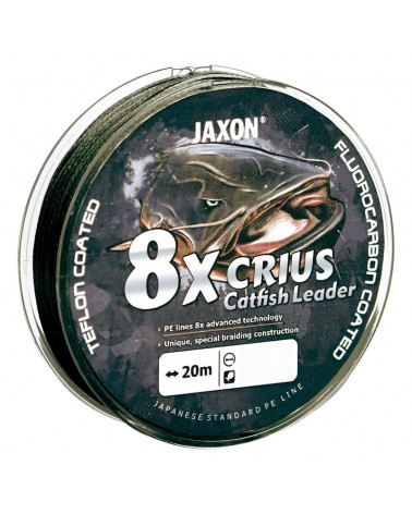 Plecionka Przyponowa Jaxon Crius 8x Catfish Leader Black 20m