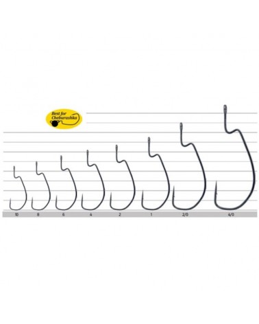 Haczyki Do Czeburaszki Owner 4115 Large Eye Offset Hook