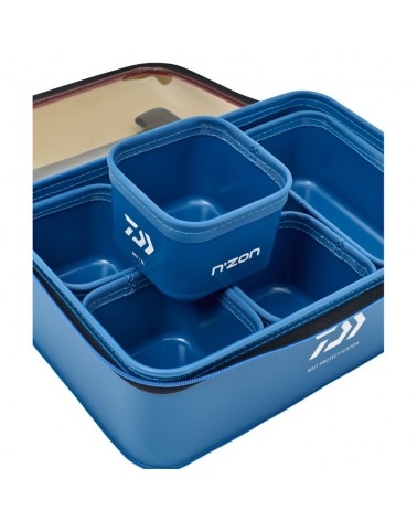 Daiwa Zestaw Pojemników EVA Na Przynęty N'Zon Bait Protect System 42x12x25cm
