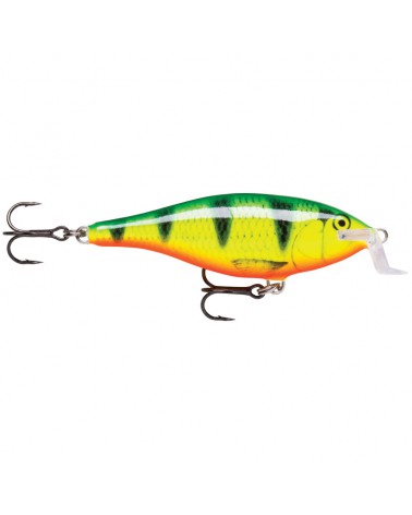 Wobler Rapala Shallow Shad Rap 9cm 12g FP Fire Perch 1.8-2.4m pływający