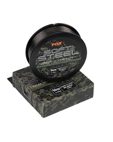 Żyłka Karpiowa Fox Soft Steel Fleck Camo Mono 16lb 0.33mm 7.3kg 1000m