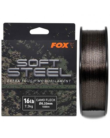 Żyłka Karpiowa Fox Soft Steel Fleck Camo Mono 16lb 0.33mm 7.3kg 1000m