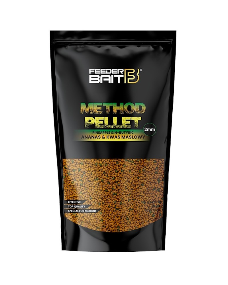 Pellet Do Koszyka Feeder Bait Method Ananas & Kwas Masłowy 2mm 800g