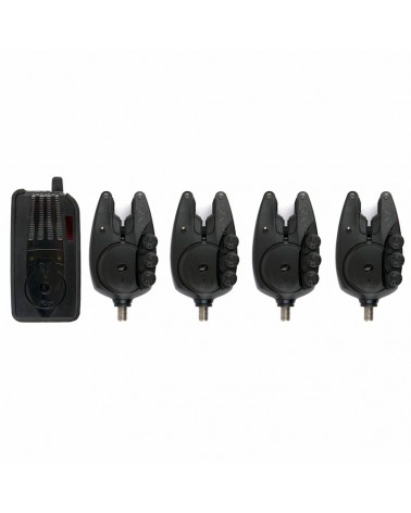 Zestaw Sygnalizatorów Brań Z Centralką Fox RX+ Micron 4 Rod Presentation Set
