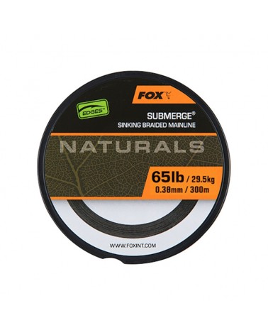 Plecionka Tonąca Fox Edges Naturals Submerge Sinking Braid 0.38mm 65lb 29.5kg 300m