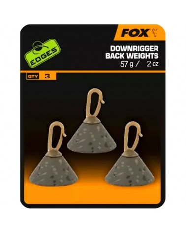 Obciążenie Backlead Do Żyłki Fox Edges Downrigger Back Weight 57g 3szt.