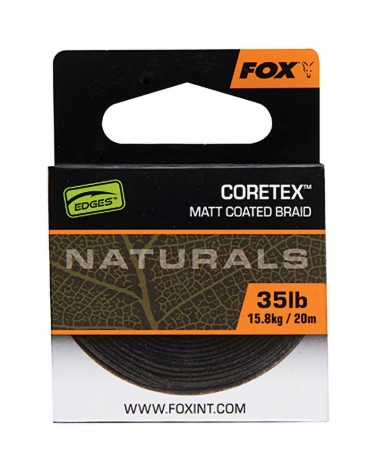 Plecionka W Otulinie Fox Edges Naturals Coretex Matt Coated Braid 35lb 15.8kg 20m