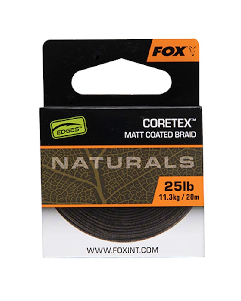 Plecionka W Otulinie Fox Edges Naturals Coretex Matt Coated Braid 25lb 11.3kg 20m