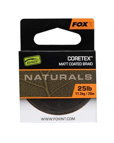 Plecionka W Otulinie Fox Edges Naturals Coretex Matt Coated Braid 25lb 11.3kg 20m