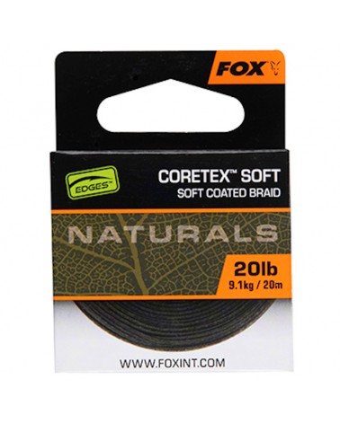 Plecionka W Otulinie Fox Edges Naturals Coretex Soft Coated Braid 20lb 9.1kg 20m