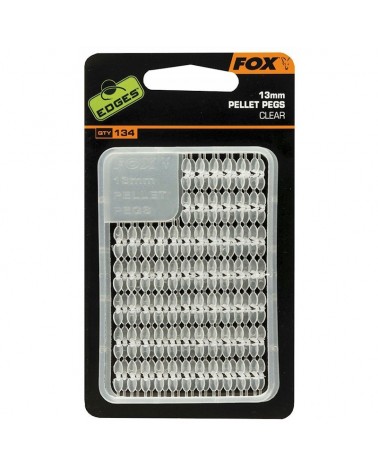 Stopery Do Przynęt Fox Edges Pellet Pegs 13mm Clear 134szt.