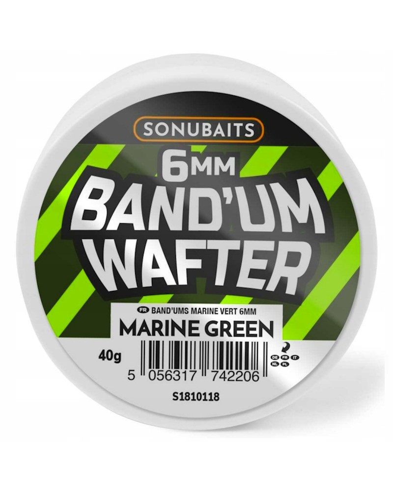 Przynęta Dumbells Sonubaits Band'Um Wafters Marine Green 6mm 40g
