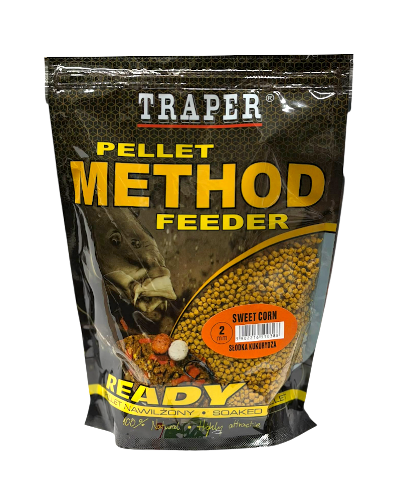 Method Feeder Pellet Traper Ready Słodka Kukurydza Sweetcorn 2mm 500g