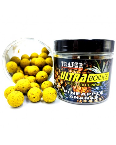 Kulki Proteinowe Traper Ultra Hakowe Ananas 12mm 100g