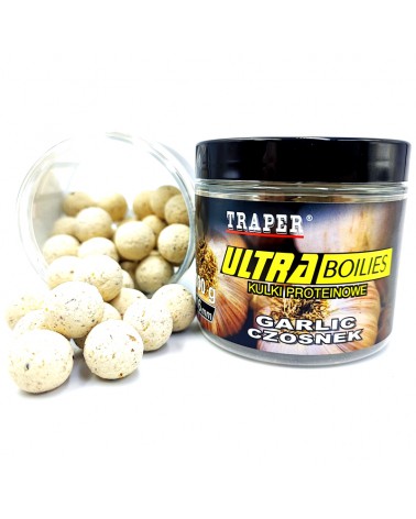 Kulki Proteinowe Traper Ultra Hakowe Czosnek 12mm 100g