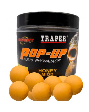 Kulki Proteinowe Traper Pływające Pop-Up Miód Honey 18mm 50g