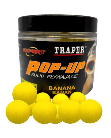 Kulki Proteinowe Traper Pływające Pop-Up Banan 18mm 50g