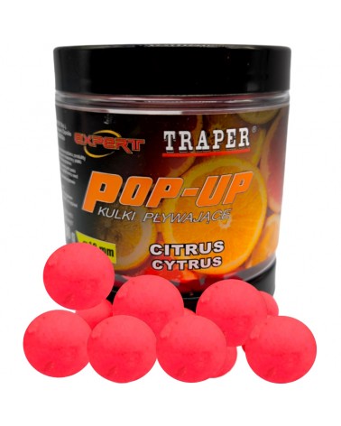 Kulki Proteinowe Traper Pływające Pop-Up Citrus Cytrus 18mm 50g