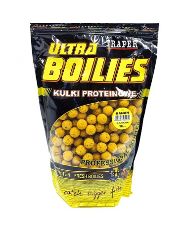 Kulki Proteinowe Traper Ultra Zanętowe Banan 16mm 500g