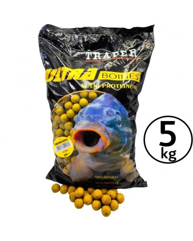 Kulki Proteinowe Traper Ultra Zanętowe CSL Corn Steped Liquour 16mm 5kg